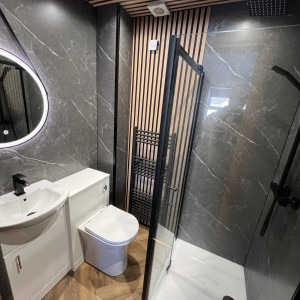 wood panel acoustic room