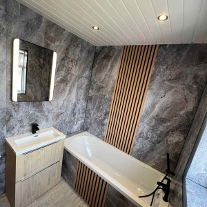 acoustic wood panels bathroom paneling