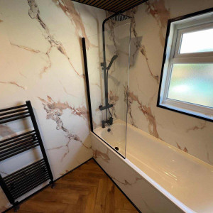 bathroom overview wall panels